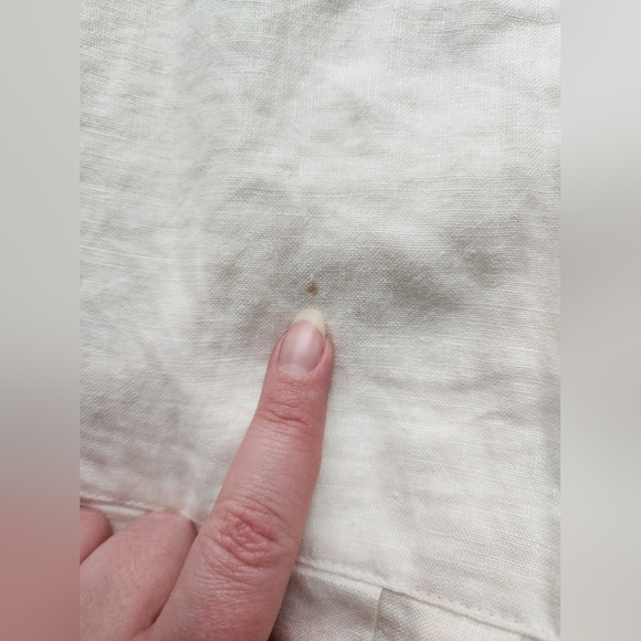 Ecologie White Irish Linen Embroidered Skirt - Picture 4 of 7